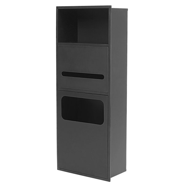 Nisorpa Stainless Steel Rectangular Shower Niche With Trash Can ...